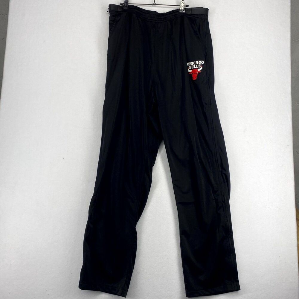 Zipway Tear-Away NBA Chicago Bulls Joggers Black Color Mens Size XXL NEW
